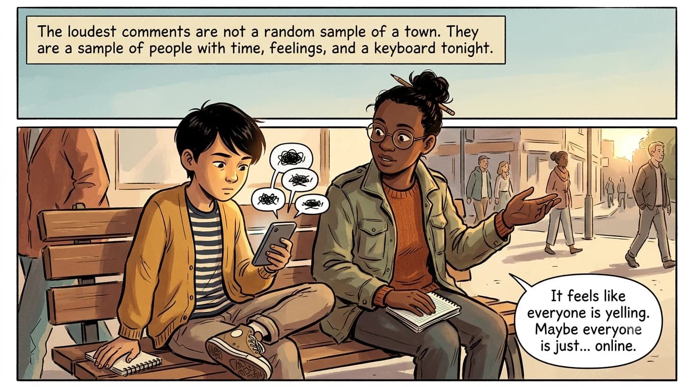 A few confident students raise hands in class while others sit still, as a researcher warns that silence is still data.